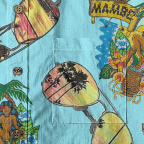 Tiki Vision – Retro Sunglasses & Tiki Goddess Shirt