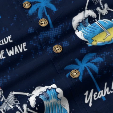 Halloween night surfing black sand beach