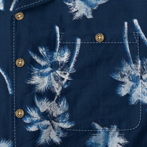 Retro tropical coconut tree