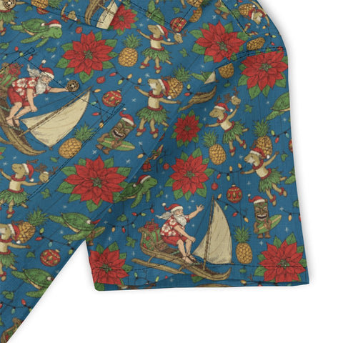 Santa’s Tropical Sail Hawaiian Shirt