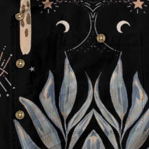 Celestial Palm & Eye Hawaiian Shirt