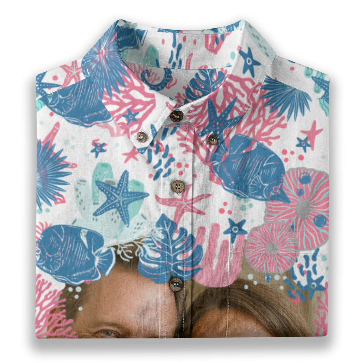 Custom Photo Sea Vacation Hawaiian Shirt Family Trip Friends Vacation Personalized Shirt - The Palmix