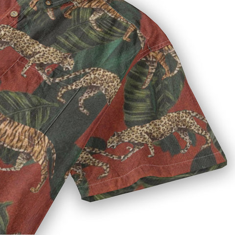 Jungle Walk – Wild Hunting Hawaiian Print Shirt