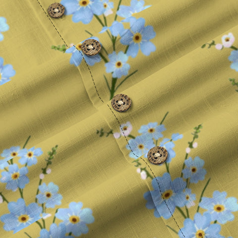 Forget-Me-Not Hawaiian Shirt