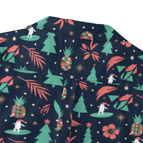 Santa Parrot Hawaiian Shirt