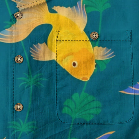 Sunny Goldfish Tropical Hawaiian Shirt