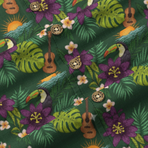 Toucan & Ukulele Hawaiian Shirt