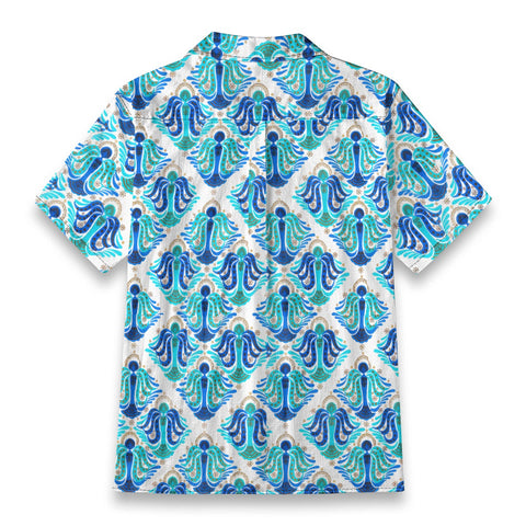 Retro Blue & White Angel