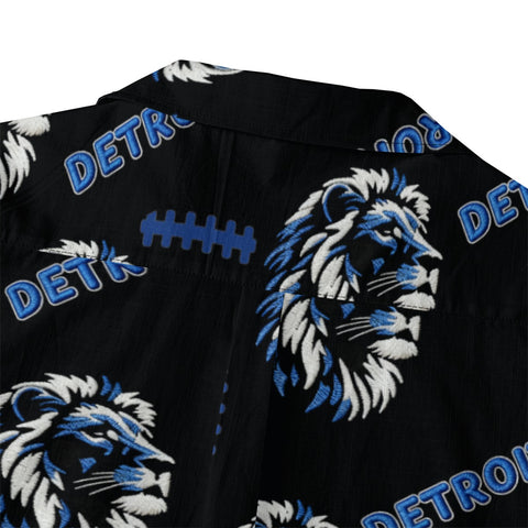 Detroit Lions Football Hawaiian Shirt