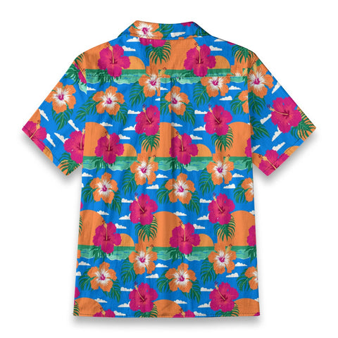 Vibrant Hibiscus Sunset