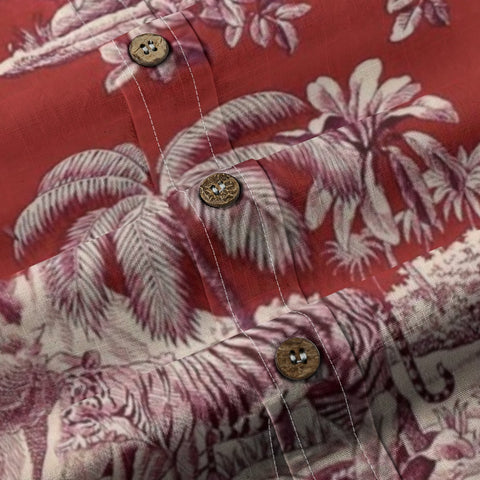 Jungle Explorer – Vintage French Toile Hawaiian Style