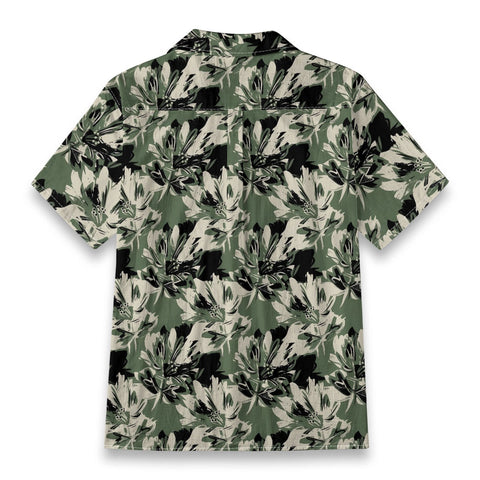 Vintage Olive Green Floral