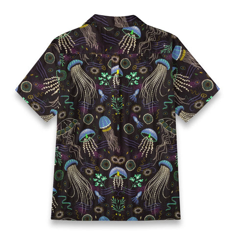 Black tone ocean jellyfish