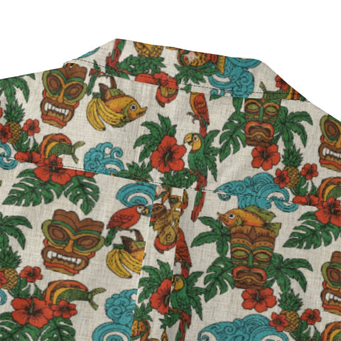 Retro tropical totem