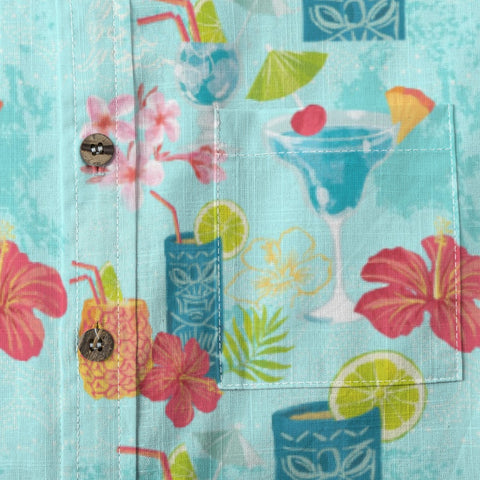 Hawaii colorful party Tiki print shirt