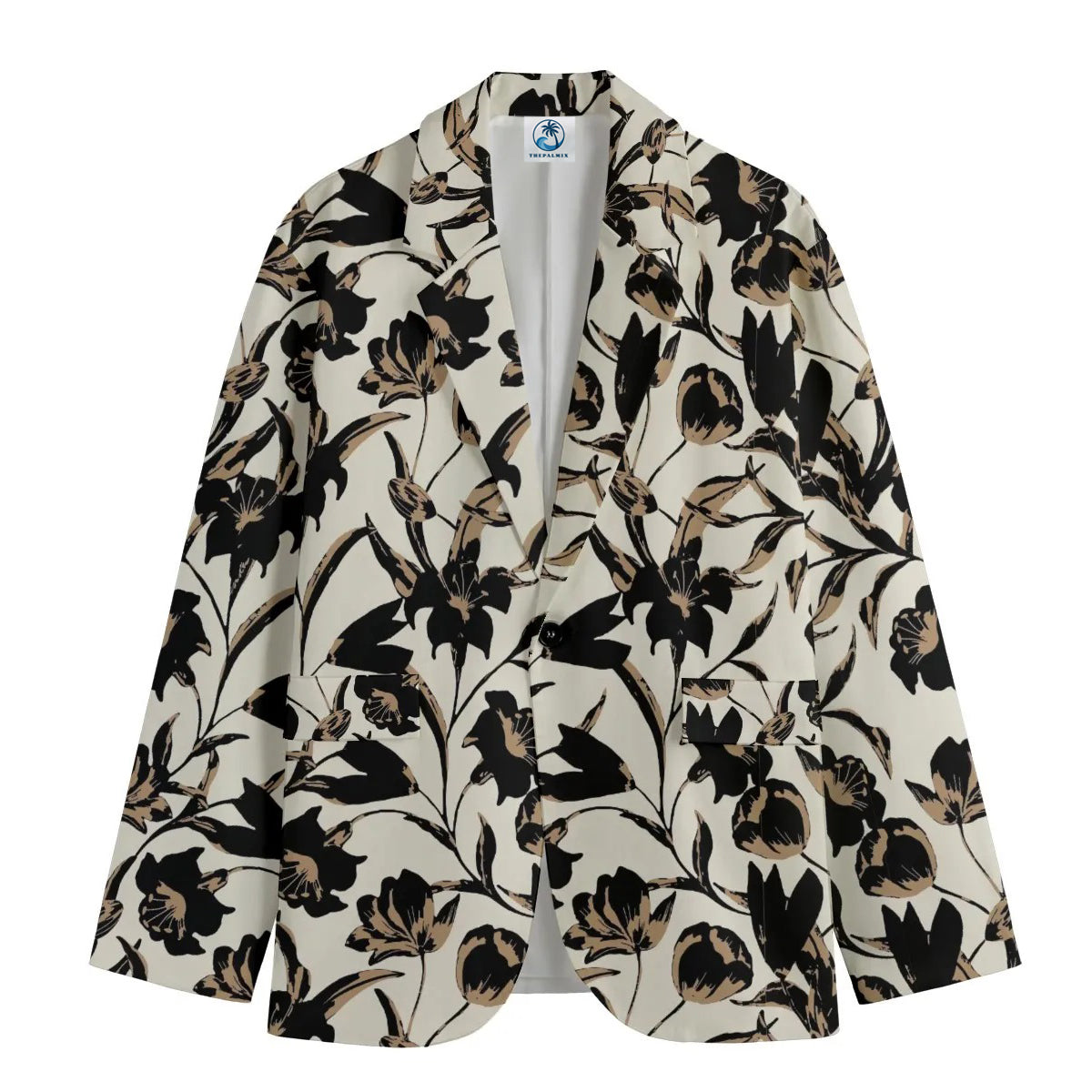 Dark brown flower shadow