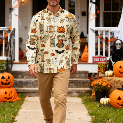 Haunted Tiki Night  Long-sleeve shirt