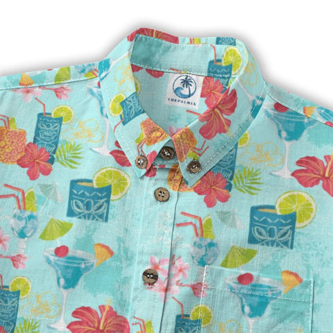 Hawaii colorful party Tiki print shirt