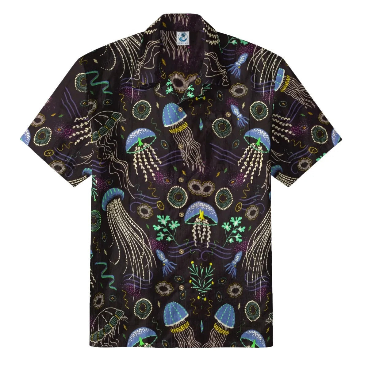 Black tone ocean jellyfish