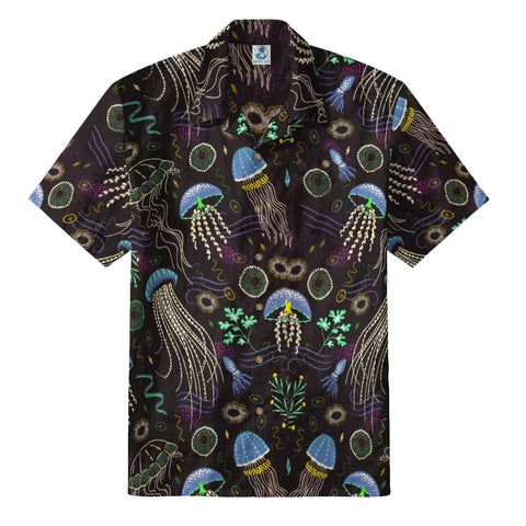 Black tone ocean jellyfish