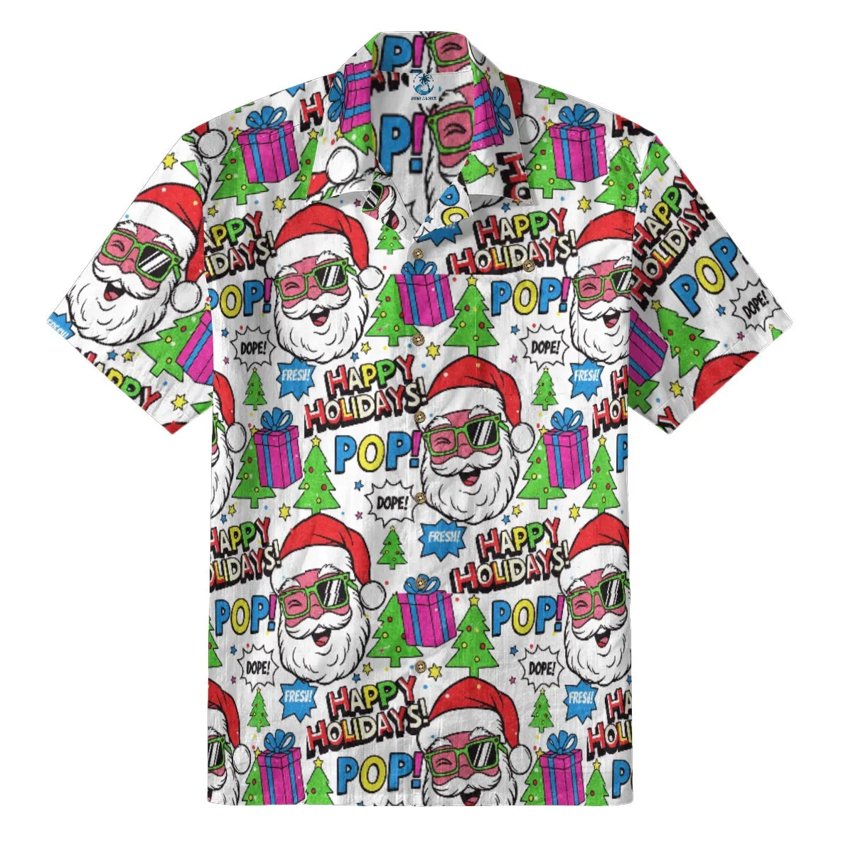 Pop Art Santa Hawaiian Shirt