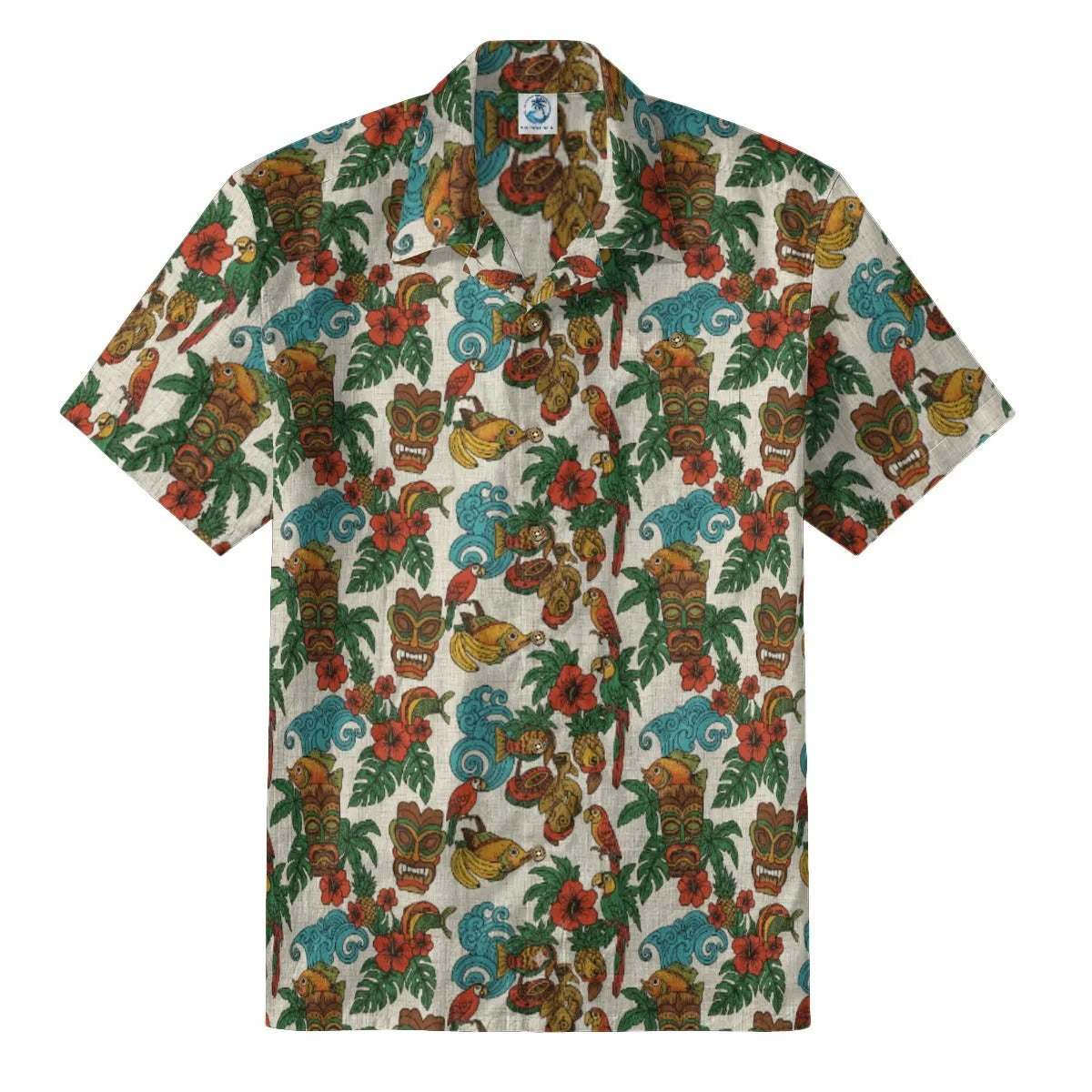 Retro tropical totem