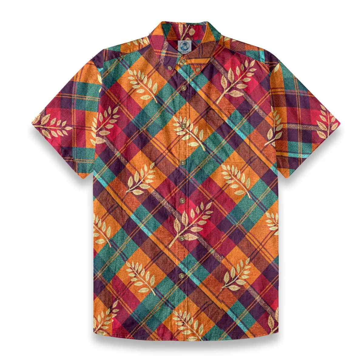 Autumn Plaid Leaf Harvest