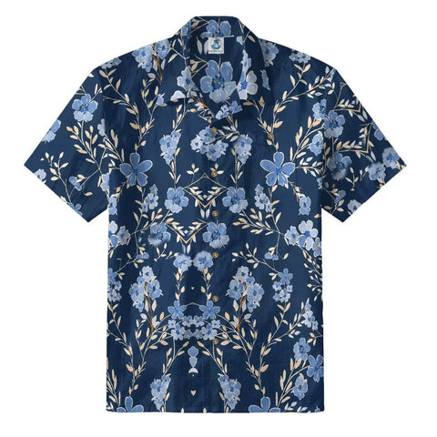 Vintage blues flower cluster