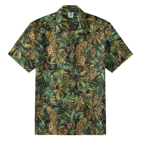 Vintage leopard print jungle