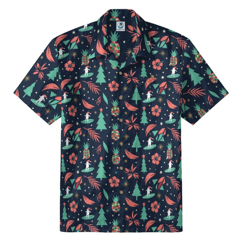Santa Parrot Hawaiian Shirt