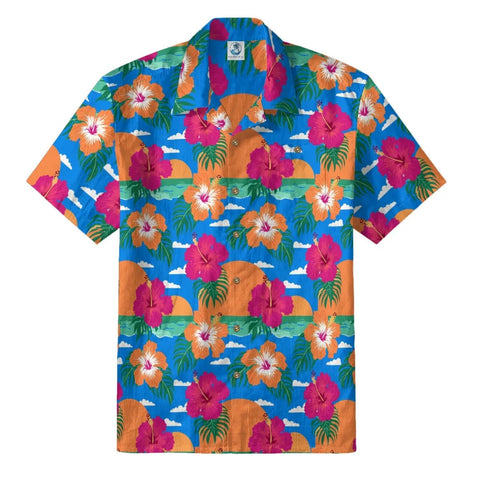 Vibrant Hibiscus Sunset