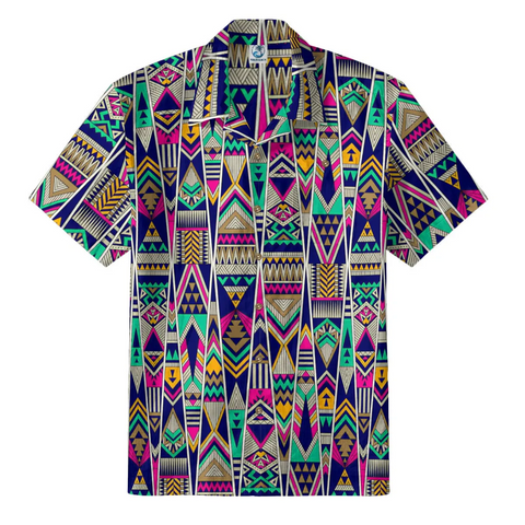Tribal Geo Hawaiian Shirt