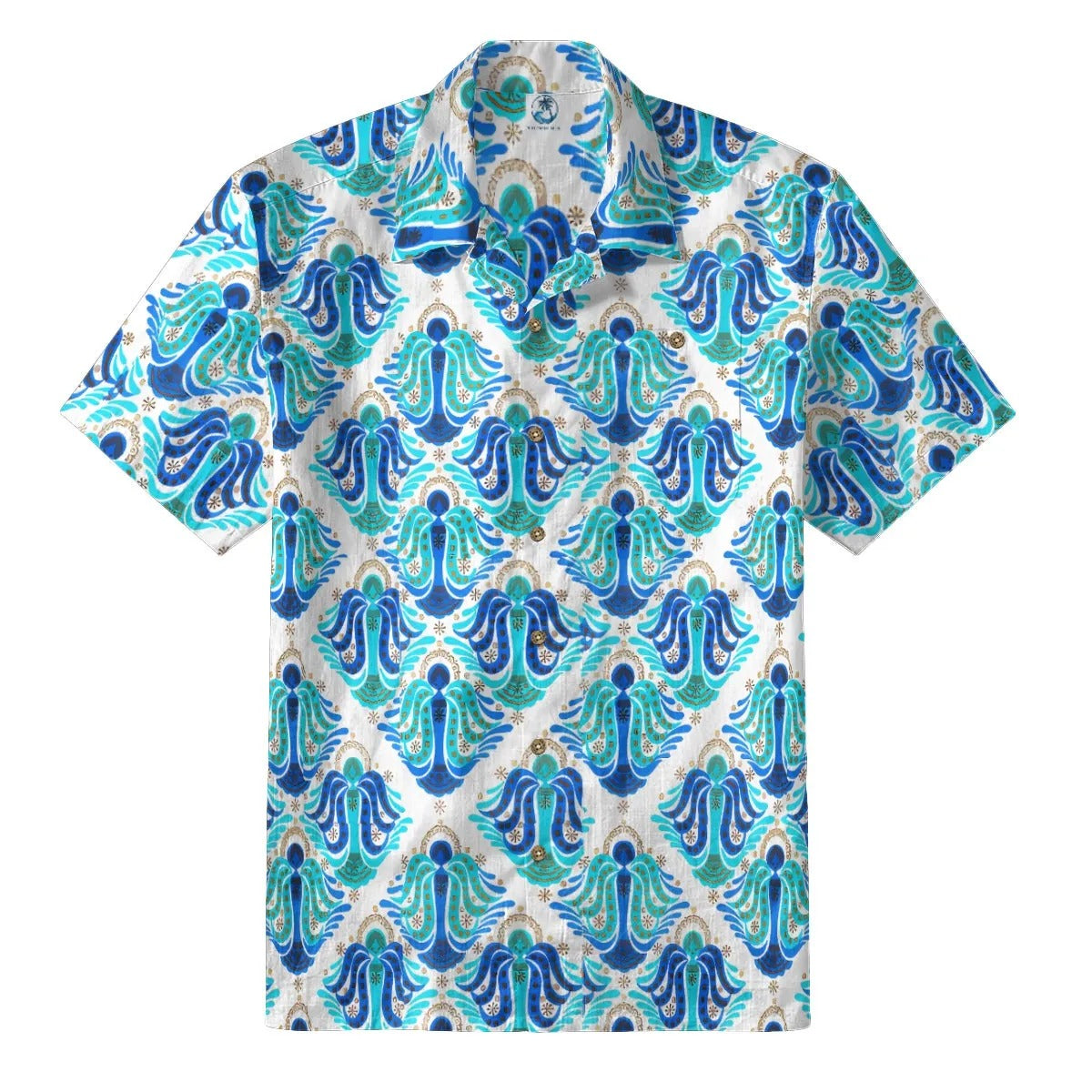 Retro Blue & White Angel