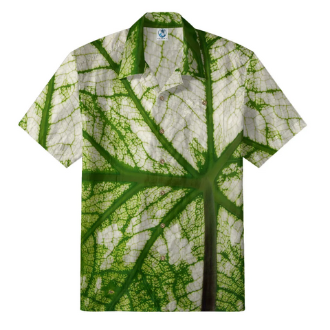 Leaf Vein Hawaiian Shirt
