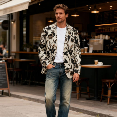 Dark brown flower shadow