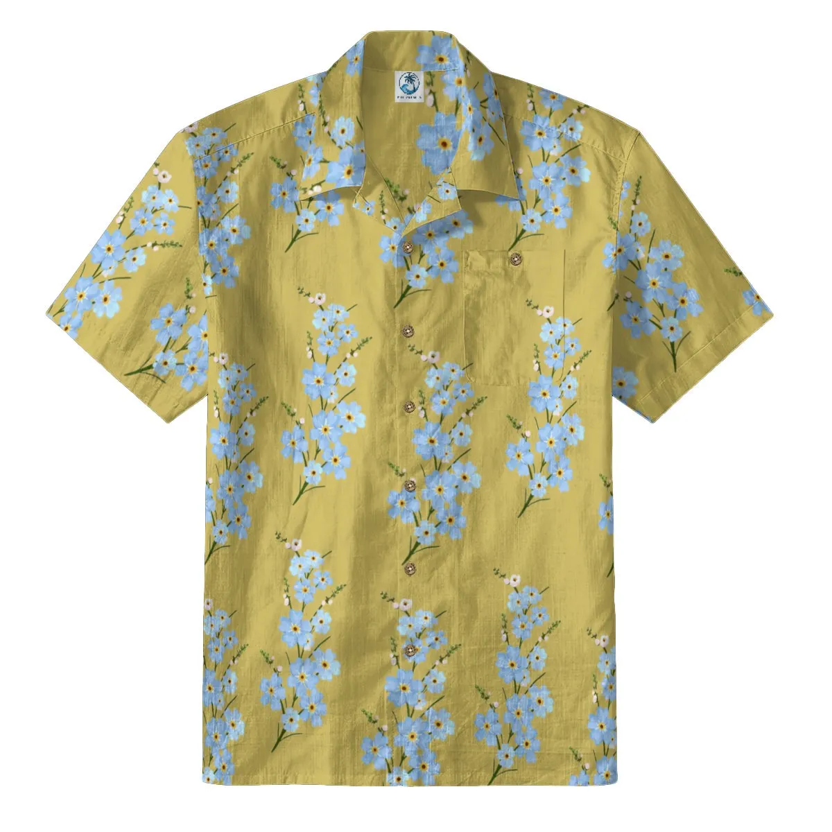 Forget-Me-Not Hawaiian Shirt
