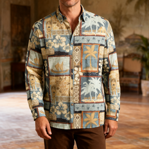 Tiki Fantasy World  Long-sleeve shirt