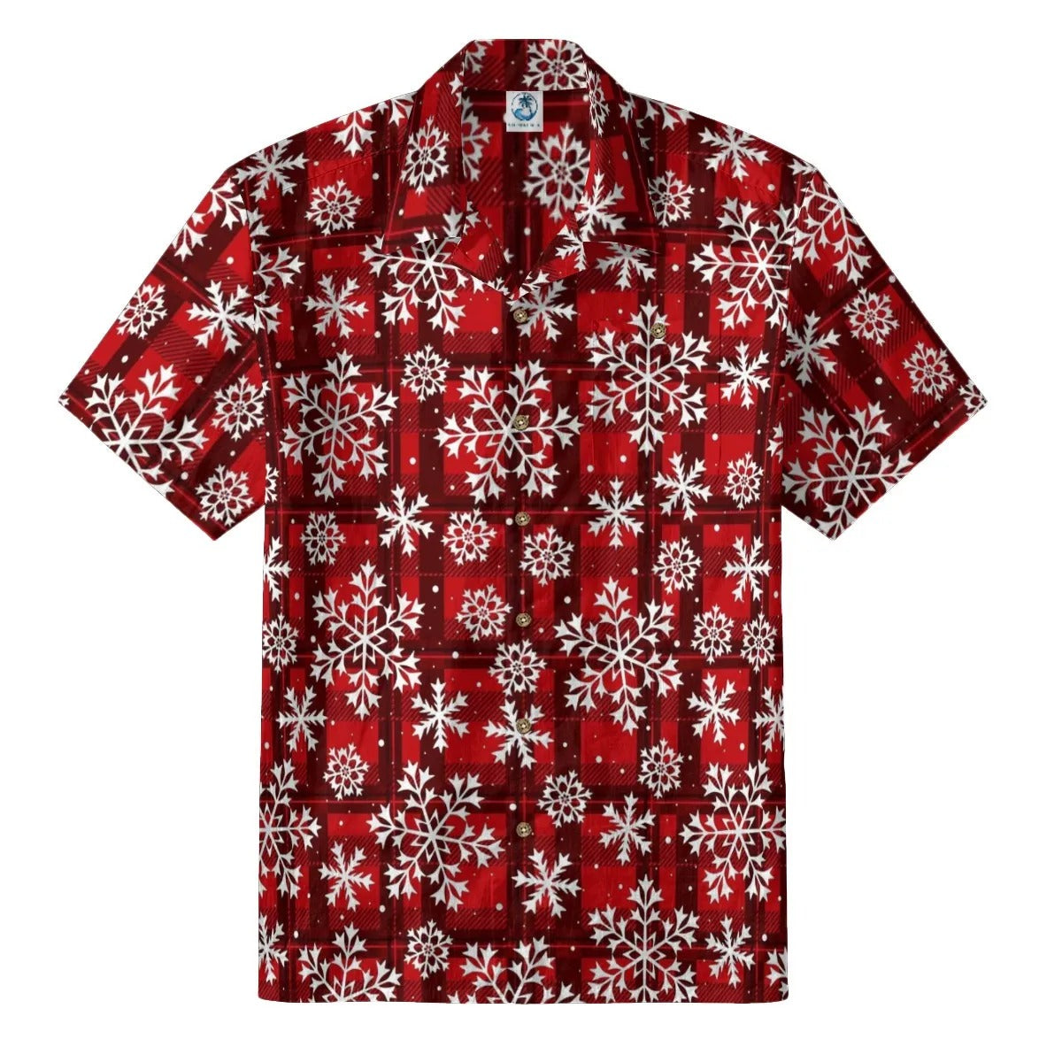 Vintage Christmas Snowflake Plaid