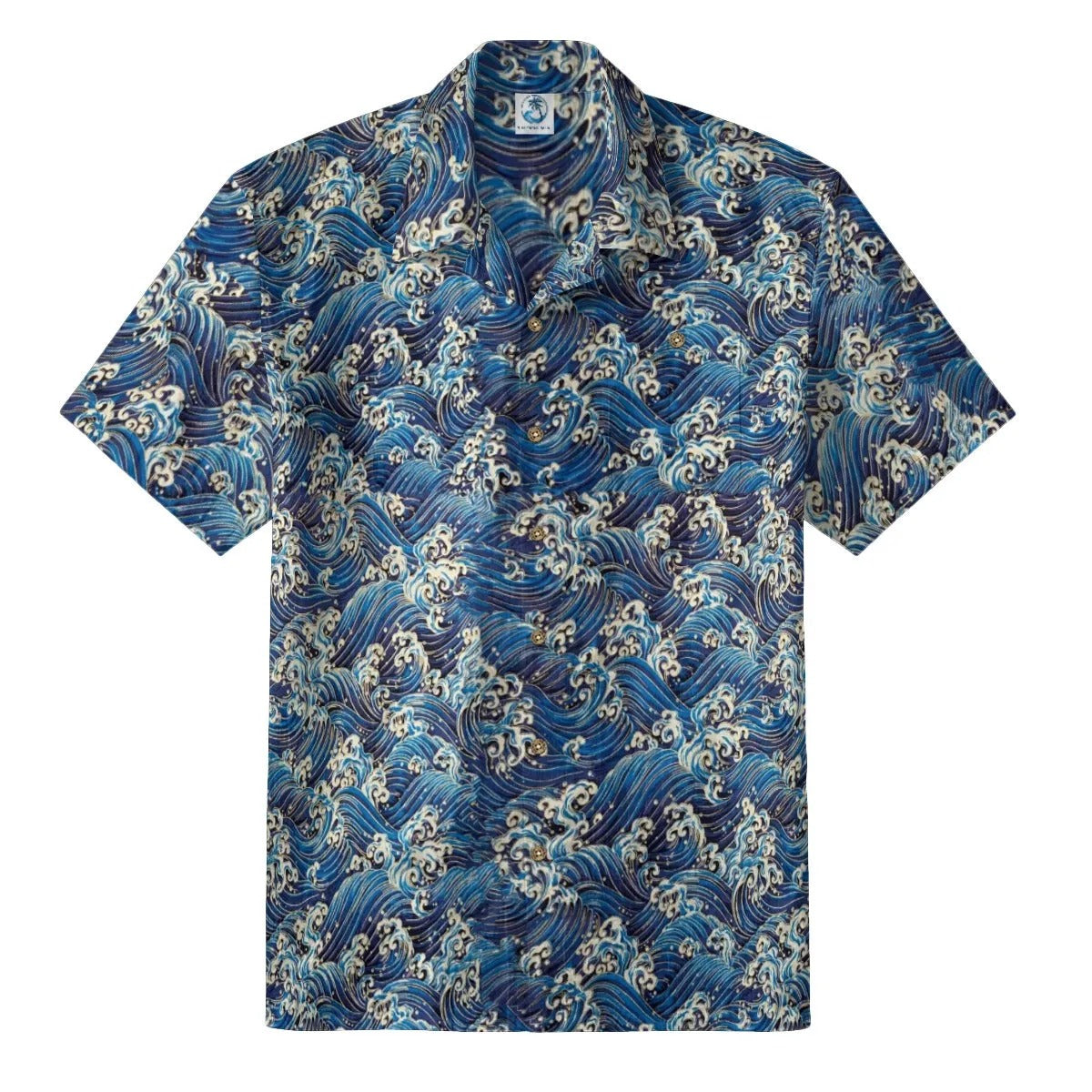 Vintage Blue Wave Ukiyo-e