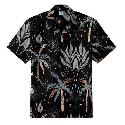 Celestial Palm & Eye Hawaiian Shirt