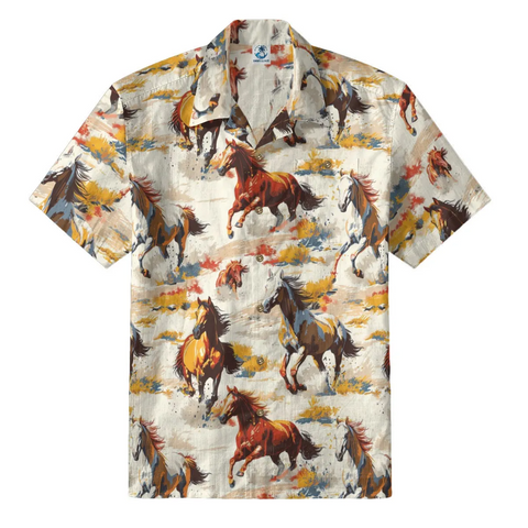 Wild Horses Hawaiian Shirt