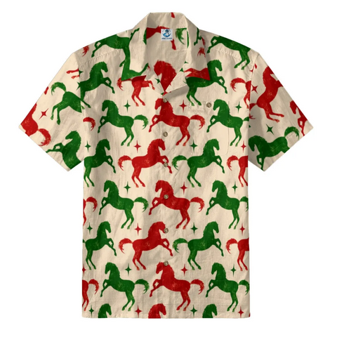 Christmas Horse Hawaiian Shirt