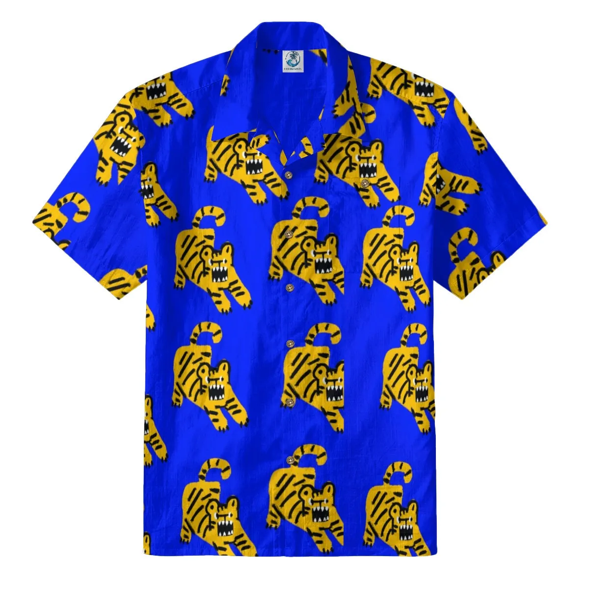 Blue Tiger Hawaiian Shirt