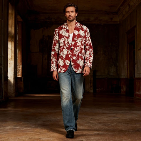 Vintage hibiscus flower cluster