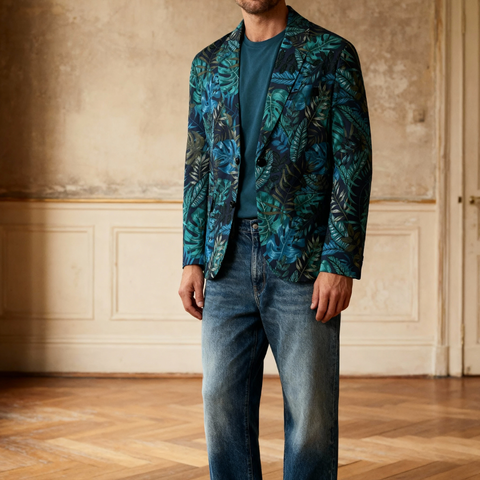Classic Casual Suit-Botanical Escape
