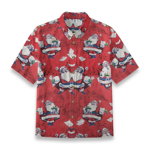 Colorful dancing Santa Claus