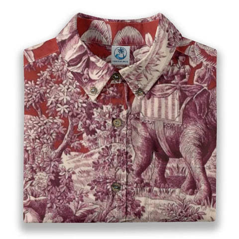 Jungle Explorer – Vintage French Toile Hawaiian Style