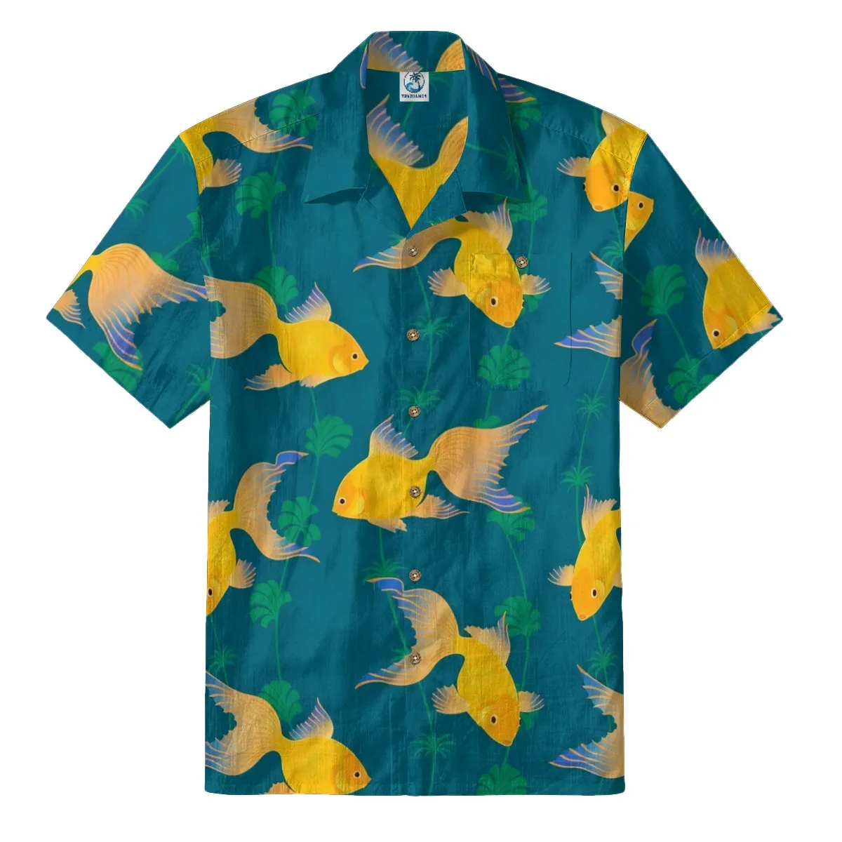 Sunny Goldfish Tropical Hawaiian Shirt