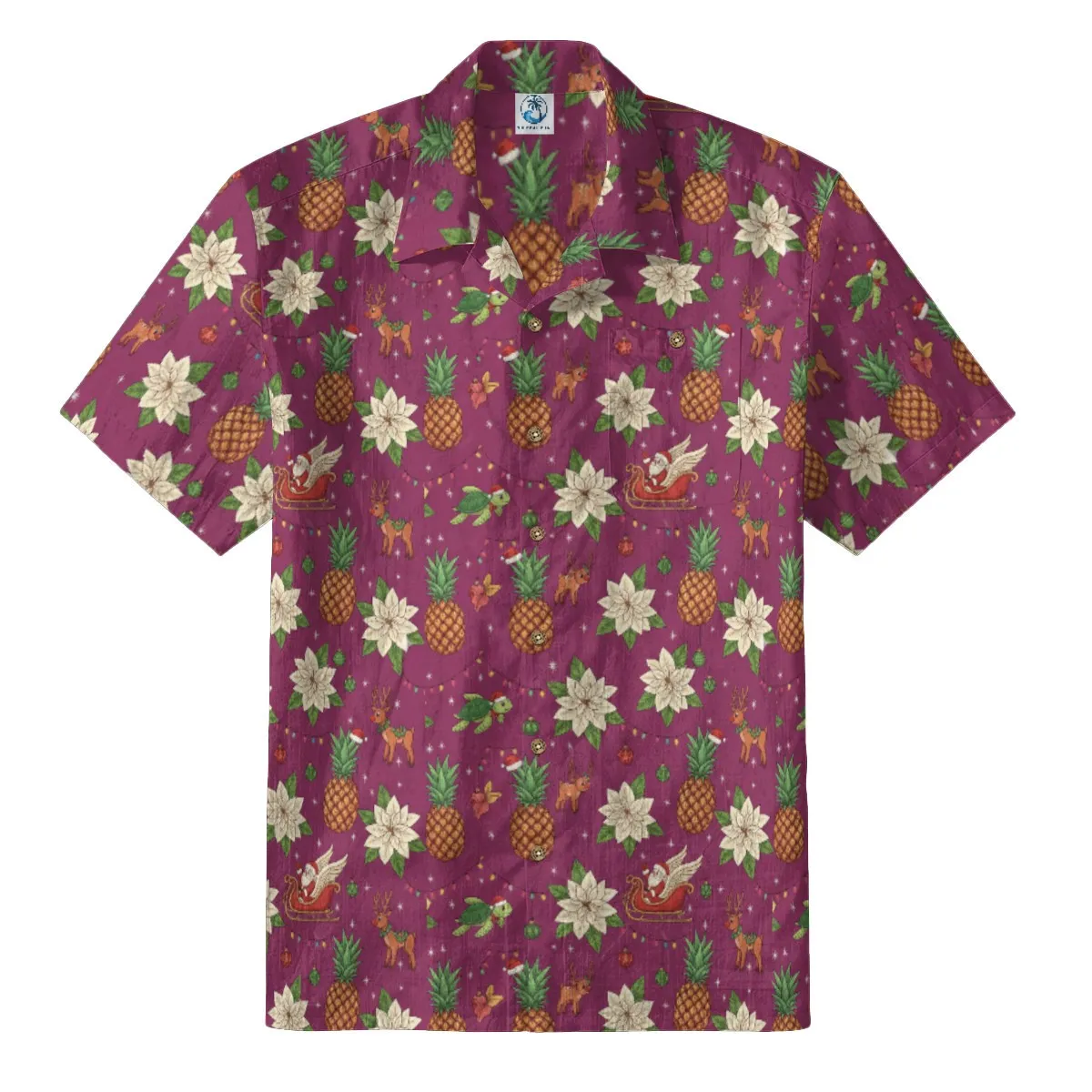 Pineapple & Poinsettia Christmas