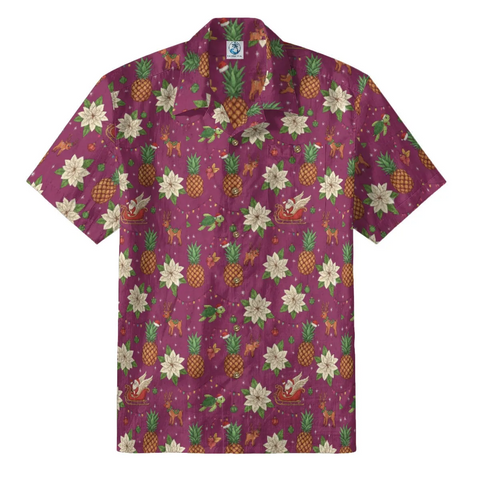 Pineapple & Poinsettia Christmas